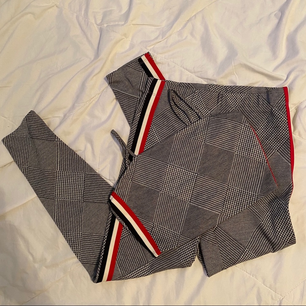 Black and White Two Piece Set